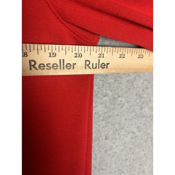 Nike Pullover Mens M Red 1/4 Zip Workout Gym Casual Shirt Dri Fit Kitchen aid - Picture 7 of 8